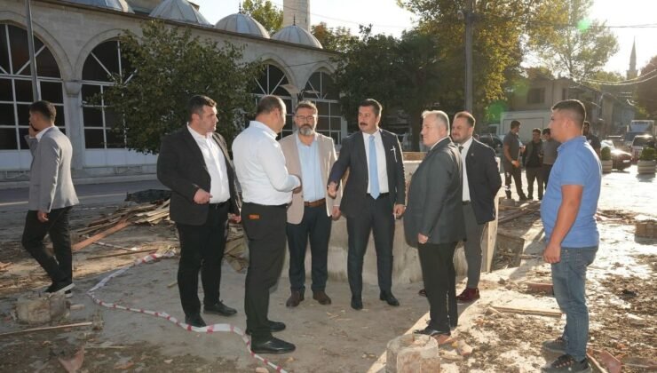 Yenişehir’e Yeni Meydan ve Tarihi Çeşme Kazandırmak için Çalışmalar Başladı