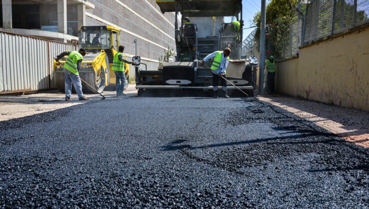 Büyükşehir Belediyesi’nden Tüm İlçelerde Asfalt Desteği