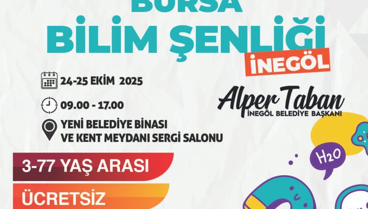 İnegöl’de TÜBİTAK Bursa Bilim Şenliği