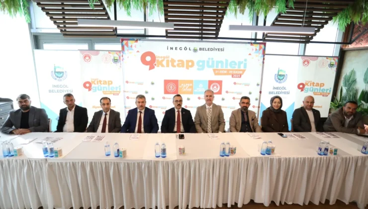 İnegöl’de 9. Kitap Günleri Fuarı 31 Ekim – 9 Kasım Arasında