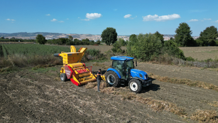 İnegöl’ün Cerrah Kuru Fasulyesinde Hasat Başladı