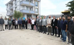 İnegöl 5 Sokakta Asfalt Kaplama Yapılıyor