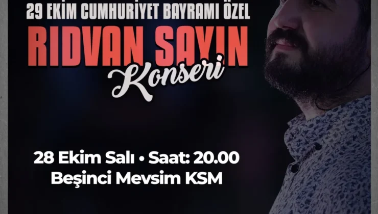 İnegöl Belediyesi’nden 29 Ekim Cumhuriyet Bayramı Özel Konseri