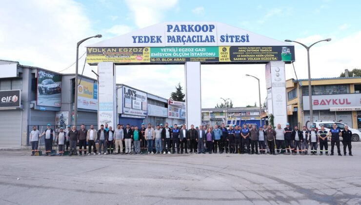 Nilüfer Belediyesi’nden Beşevler Sanayi Sitesinde Kapsamlı  Temizlik Çalışması