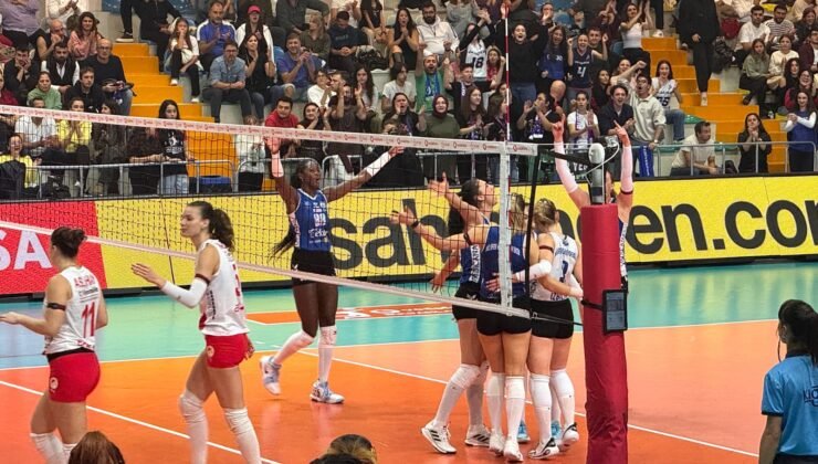 Nilüfer Belediyespor Kadın Voleybol Takımı Aras Spor’u 3-2 Mağlup Etti