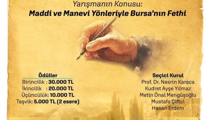 Yıldırım Belediyesi Bursa’nın Fethinin 700. Yılına Özel Hikaye ve Minyatür Yarışmaları Yapılacak