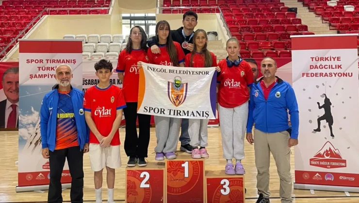 Spor’da Tırmanışta İnegöl Belediye Spor Kulübü Sporcuları