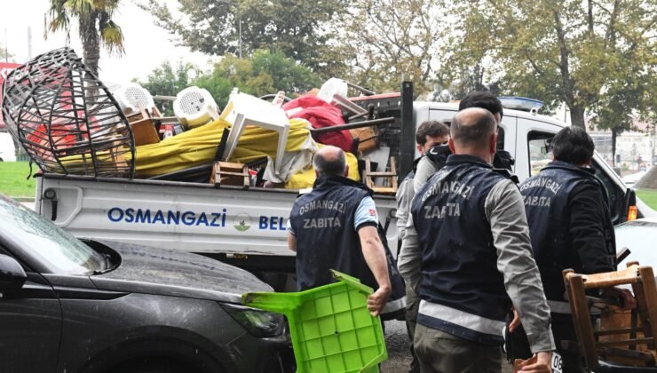 Osmangazi Belediyesi Zabıta Ekipleri İşgallere Göz Açtırmıyor
