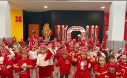 Nilüfer Kreşlerinde 29 Ekim Cumhuriyet Bayramı Coşkusu