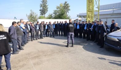 Belediye Otobüs Şoförlerine Yangın Söndürme Eğitimi