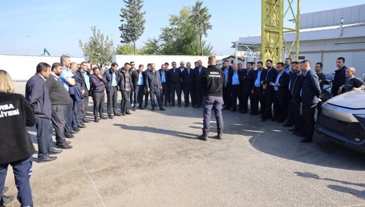 Belediye Otobüs Şoförlerine Yangın Söndürme Eğitimi