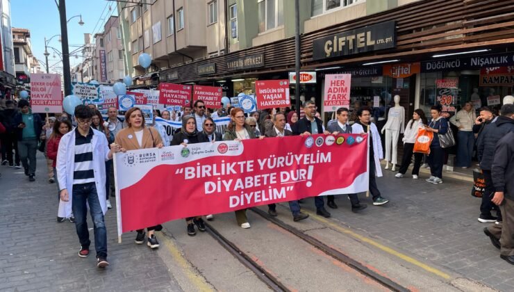 Büyükşehir Belediyesi  Diyabete Dikkat Çekmek İçin Yürüdü