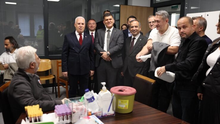 Büyükşehir Belediyesi Personeline Sağlık Taraması