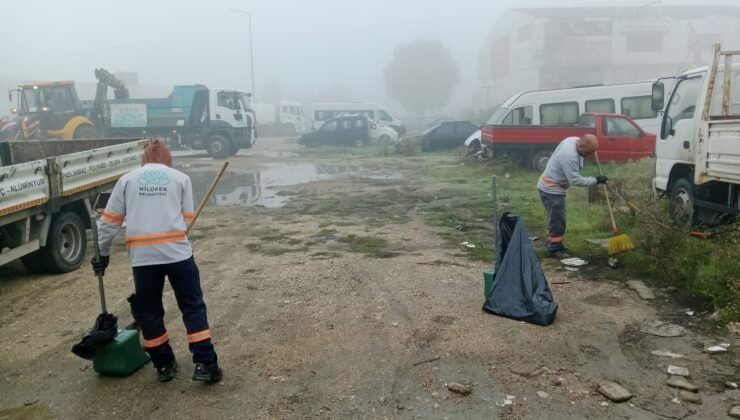 Nilüfer Belediyesi NİLTEM’de Kapsamlı Temizlik Çalışması
