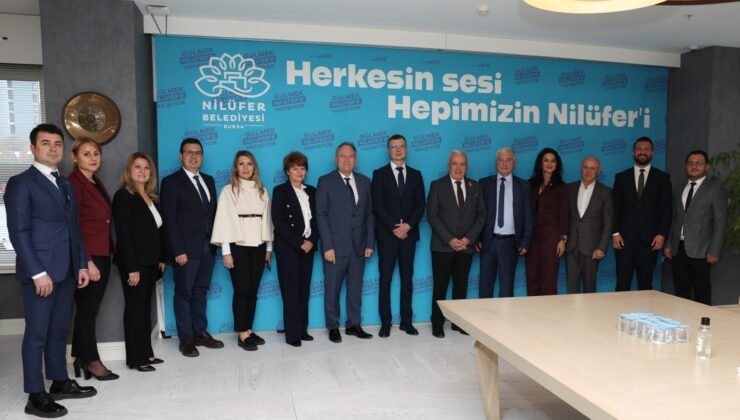 Bulgar Heyeti Nilüfer Belediye Başkanı Şadi Özdemir’i Ziyaret Etti