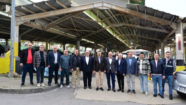Yıldırım Belediye Başkanı Oktay Yılmaz Pazar Esnafı ile Buluştu