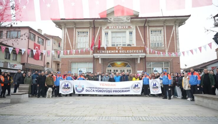 Yenişehir’de Doğa Yürüyüşü Vatandaşlardan Büyük İlgi Gördü