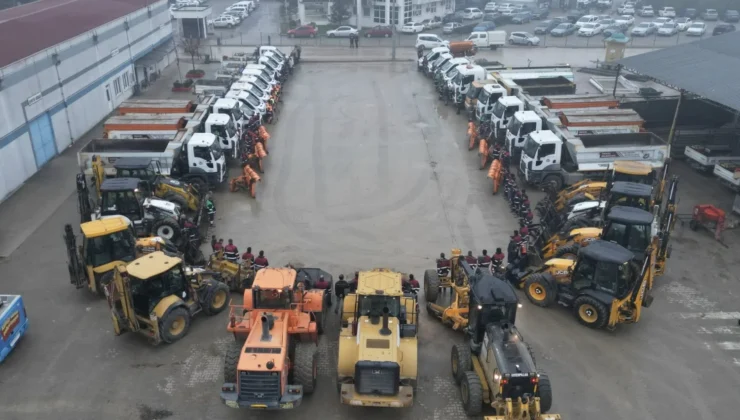 İnegöl Belediyesi Kış Hazırlıklarını Tamamladı