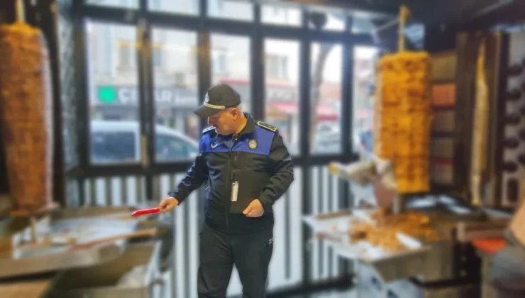 İnegöl Zabıtasından Dönercilere Sıkı Denetim