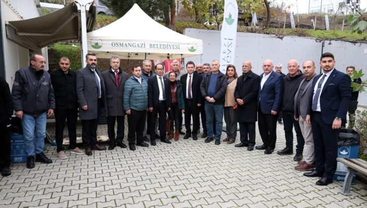 Osmangazi Belediye Başkanı Erkan Aydın’ın Cuma Durağı Yenikent Mahallesi Oldu