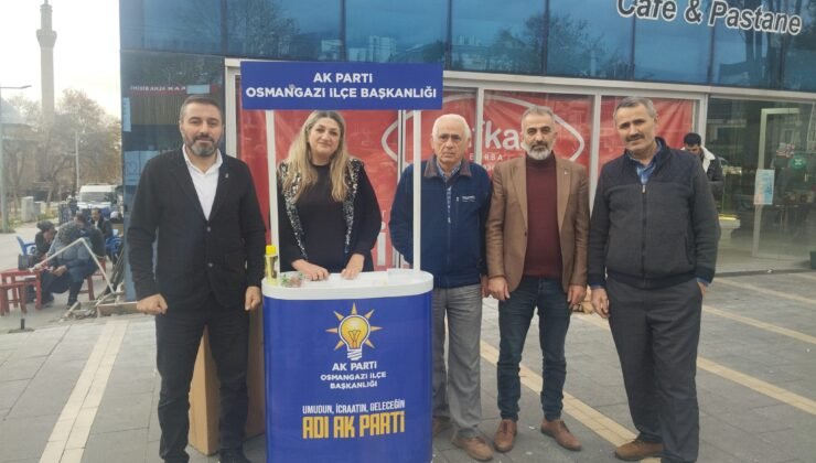 Ak Parti Osmangazi ilçe Başkanlığı Üye Çalışmalarını Hızlandırdı