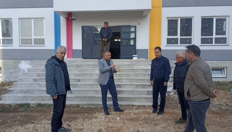 İl Milli Eğitim Müdürü Gürhan Çokgezer Güçlendirme ve Yapım Çalışmalarını Yerinde İnceledi