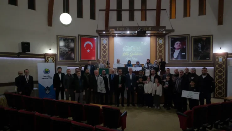 İnegöl’de Aile Okulunda Ödüller Sahiplerini Buldu