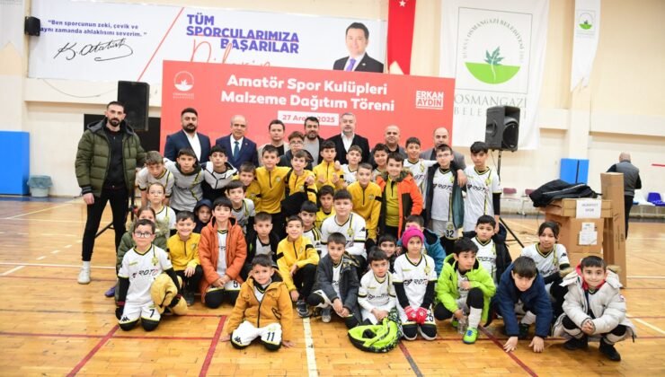 Osmangazi Belediye Başkanı Erkan Aydın “Sporun ve Sporcunun Yanındayız”