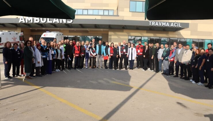 Sağlık Ekipleri Felaket Senaryosuna hazırlandı