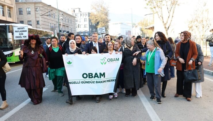 Osmangazi’de Engelli Bireyler Farkındalık için Yürüdüler