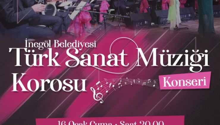 İnegöl’de Sanatseverler Türk Sanat Müziği Gecesinde Buluşuyor