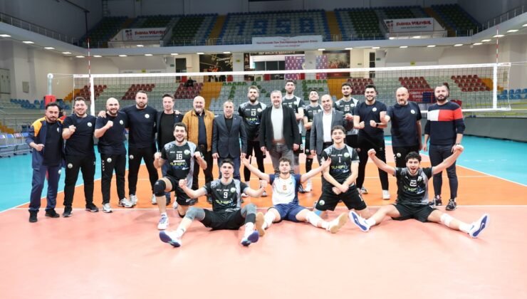 Osmangazi Belediyespor Voleybol Takımından Muhteşem Galibiyet