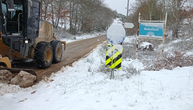 Nilüfer Belediyesi Kar Yağışına Karşı Kesintisiz Mesai Yapıyor
