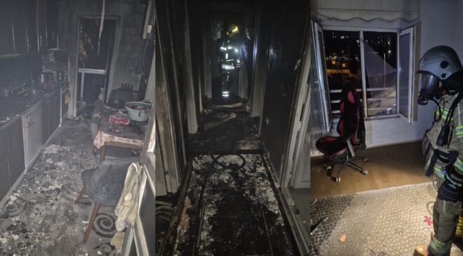 Bursa Belediye İtfaiyesinden Yangına Hızlı Müdahale