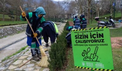 Bursa Kışın da Çiçek Bahçesine Dönnüşüyor