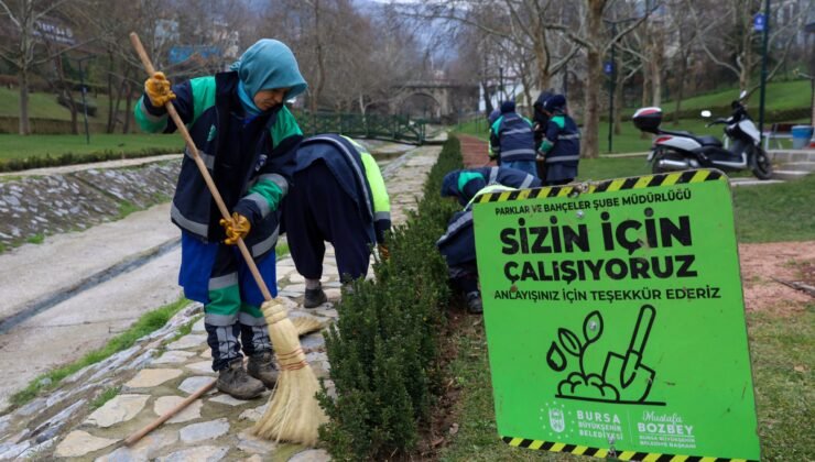 Bursa Kışın da Çiçek Bahçesine Dönnüşüyor