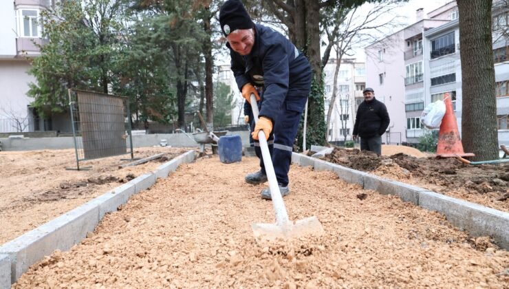 Osmangazi’de Parkları Yenileme Çalışması Başladı