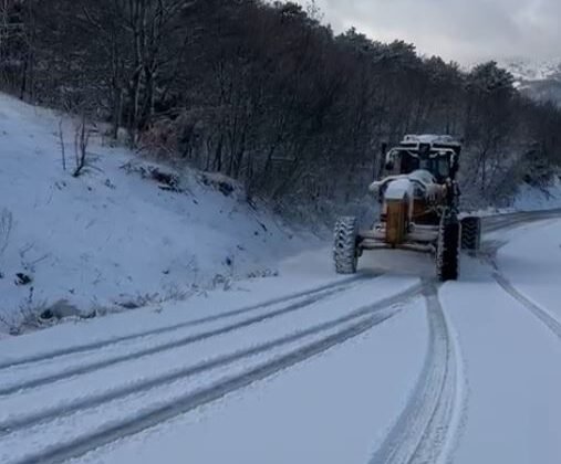Karla Kaplı Yollar Bursa Büyükşehir Belediyesi’yle Açılıyor