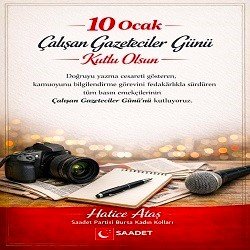 10 Ocak Çalışan Gazeteciler Gününü Kutluyoruz