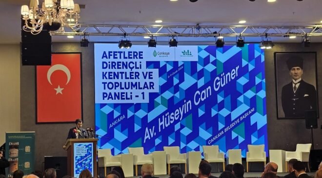 Osmangazi Belediye Başkanı Erkan Aydın Afetlere Dirençli Kentler Paneline Katıldı