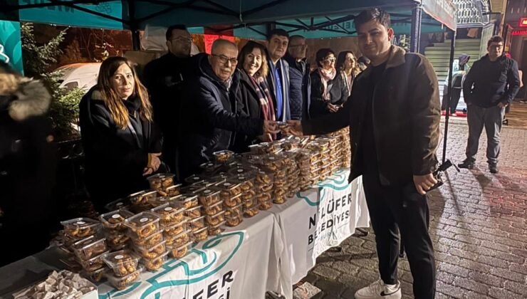 Nilüfer Belediyesi Berat Kandilinde 7 Bin 500 Paket Kandil Simidi İkram Etti