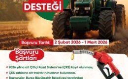 Üreten Bursa’ya Büyükşehir Belediyesi Tam Destek