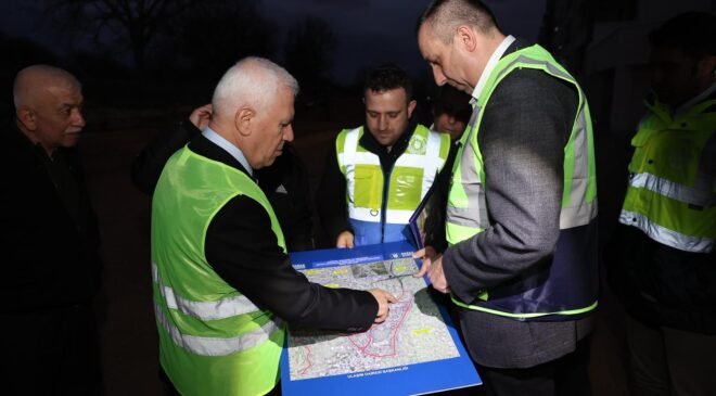 Büyükşehir Belediyesi Gece Gündüz Sahada