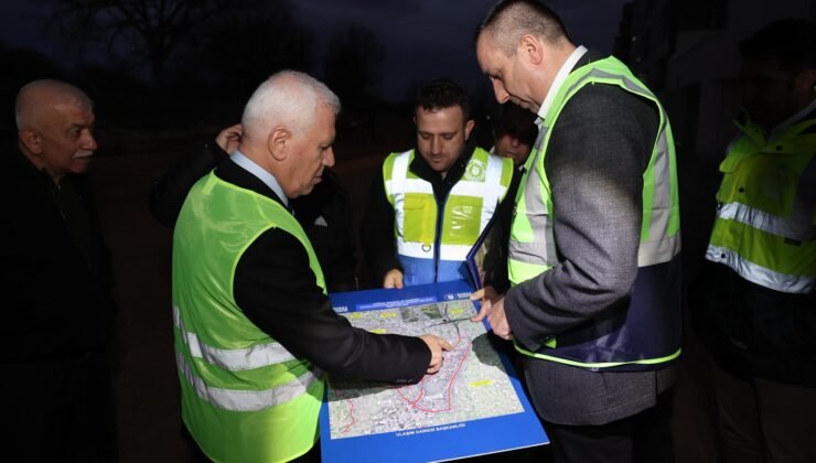 Büyükşehir Belediyesi Gece Gündüz Sahada