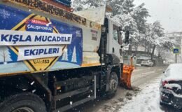 Büyükşehir Belediyesi Karla Mücadelede Sahada