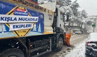 Büyükşehir Belediyesi Karla Mücadelede Sahada