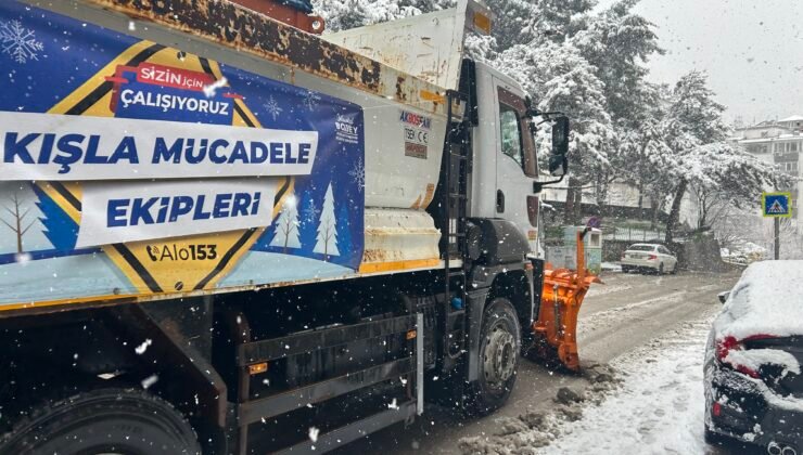 Büyükşehir Belediyesi Karla Mücadelede Sahada