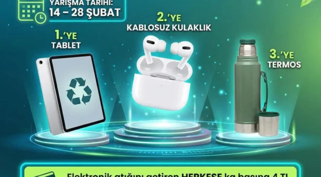 İnegöl Belediyesi’nden Ödüllü Elektronik Atık Toplama Yarışması
