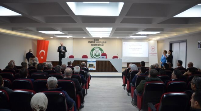 Esnaf ve Sanatkarlar Odaları Başkanlarına Tütünle Mücadele Eğitimi