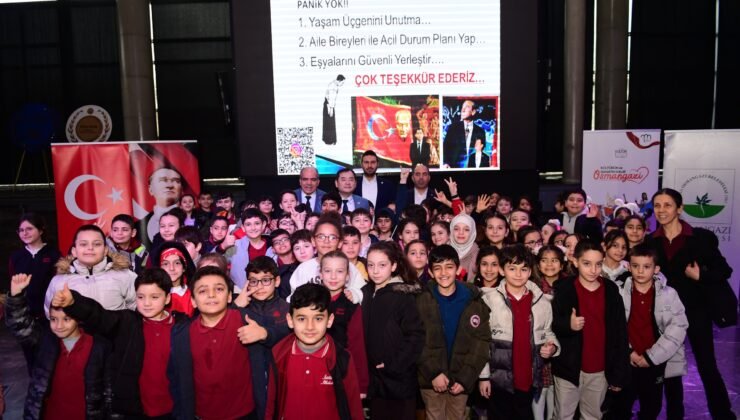 Osmangazi’de Çocuklara Deprem Bilinci Aşılandı